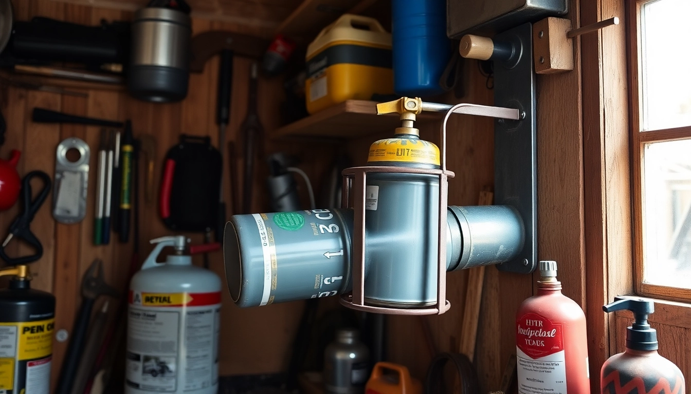 Securely store your gas bottles with this reliable gas bottle holder designed for safety and durability.