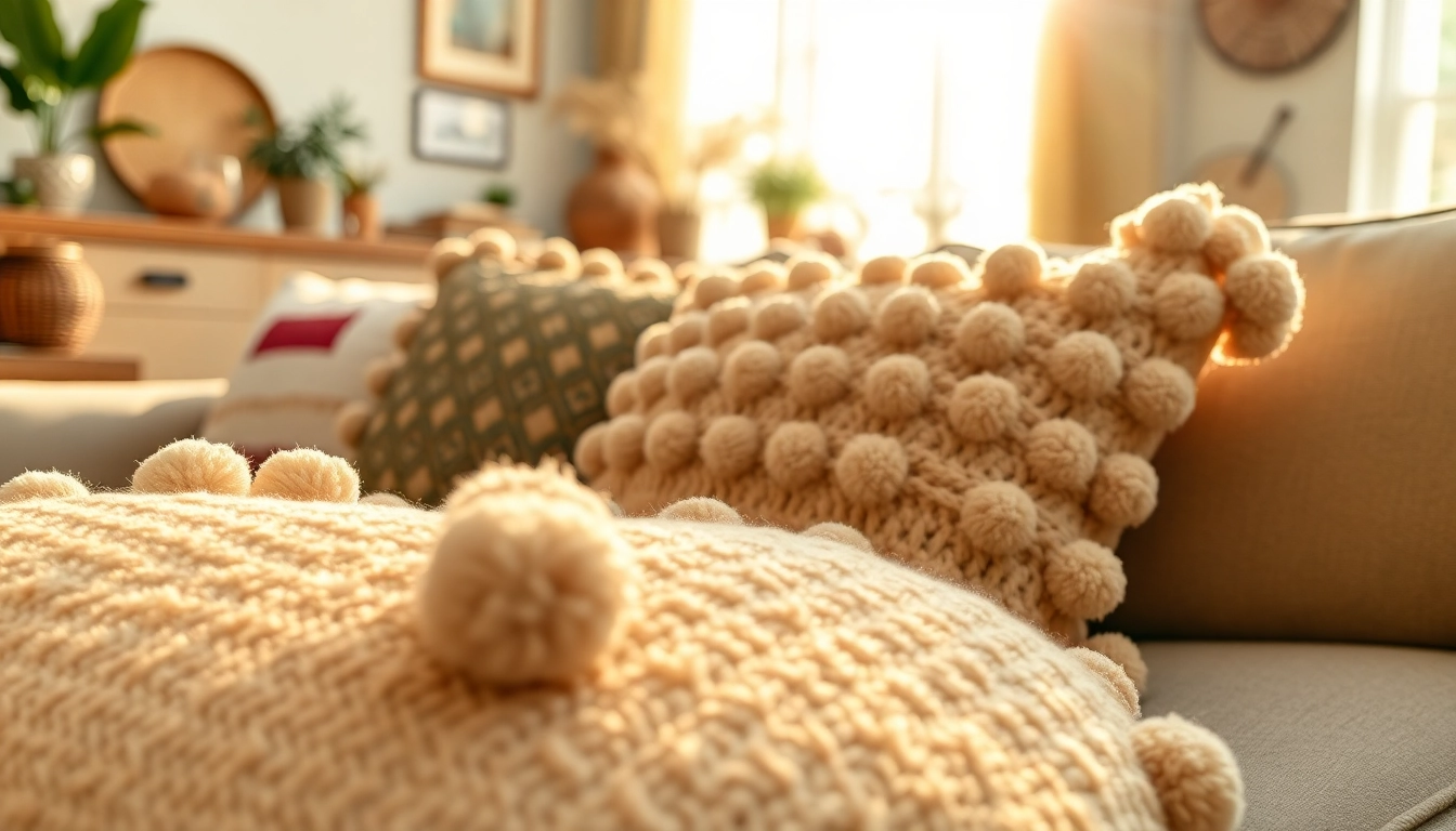 Enhance your decor with these exquisite pompom cushions from https://labboho.com/collections/pompom-cushion for a cozy ambiance.