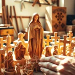 Masterful Olive Wood Carvings: The Art of Handcrafted Faith and Tradition