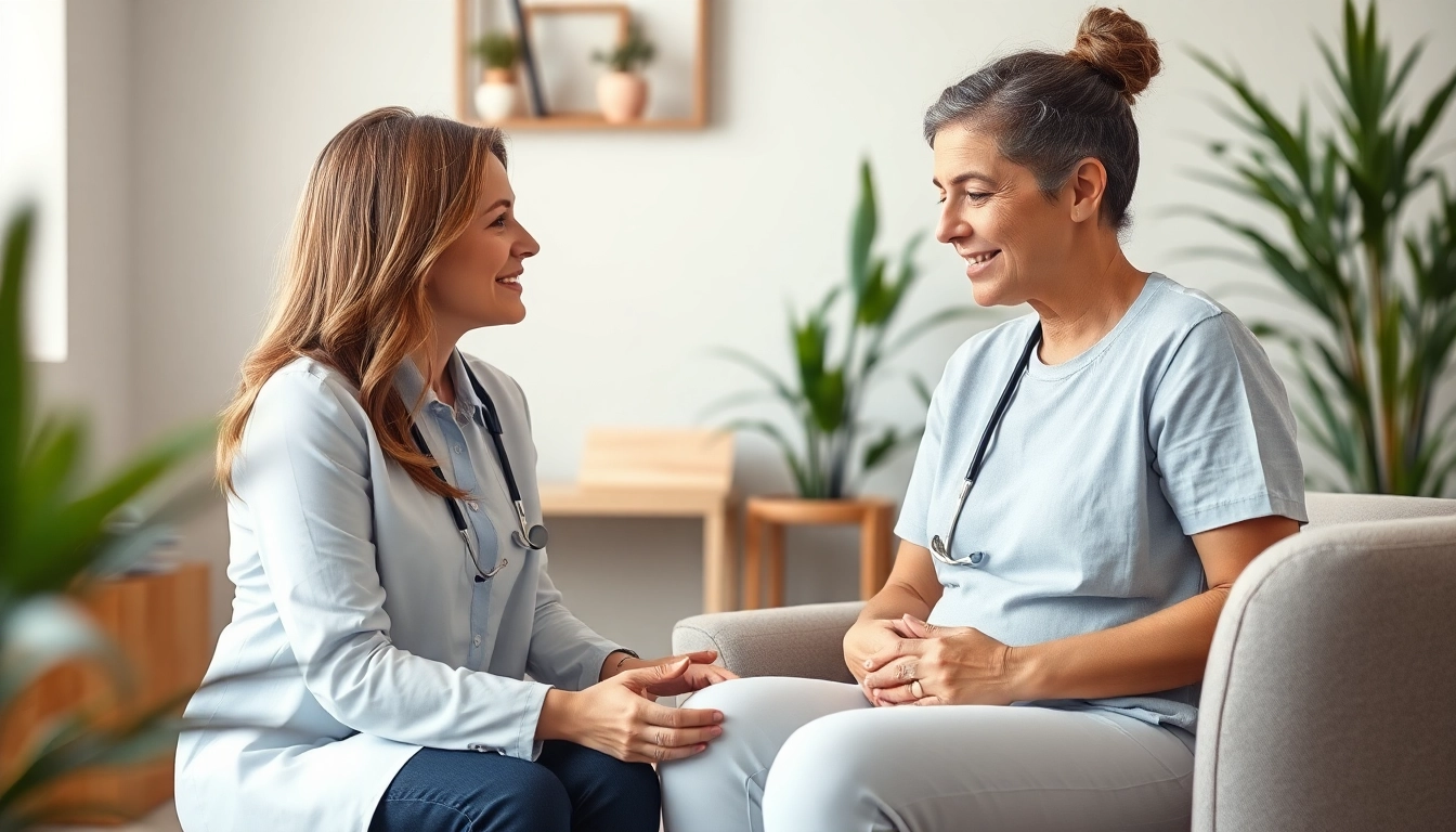 Visual representation of postpartum depression treatment showcasing a therapeutic session.