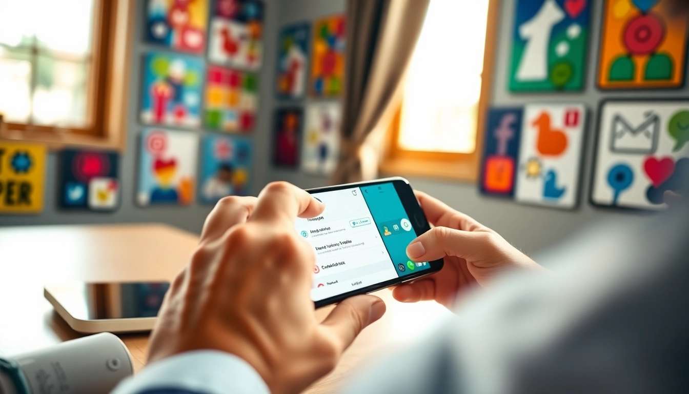 Using an Instagram reel downloader, a user interacts with a smartphone showing downloading options.