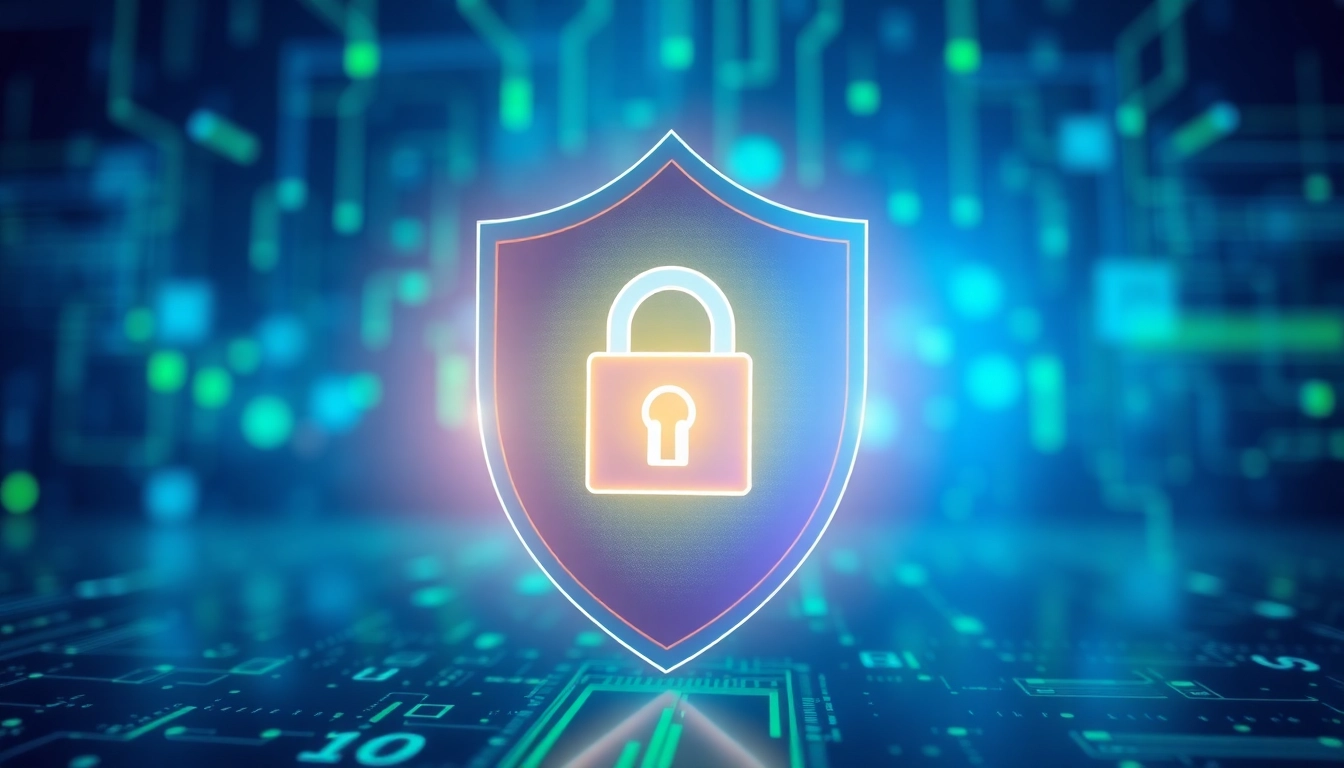 Inatogel security solution: digital shield protecting users from online threats.