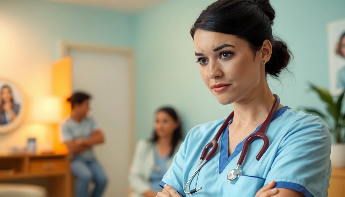 Nurse offering support in a consultation related to the VDAP Program in Alabama.