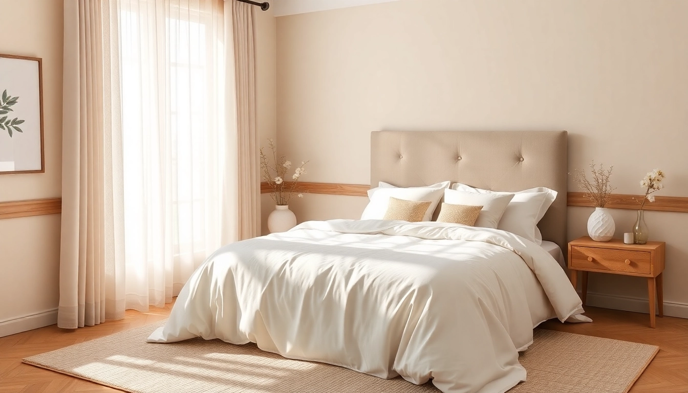 Showcasing soft and luxurious Bamboo bedding sets in a cozy bedroom setting
