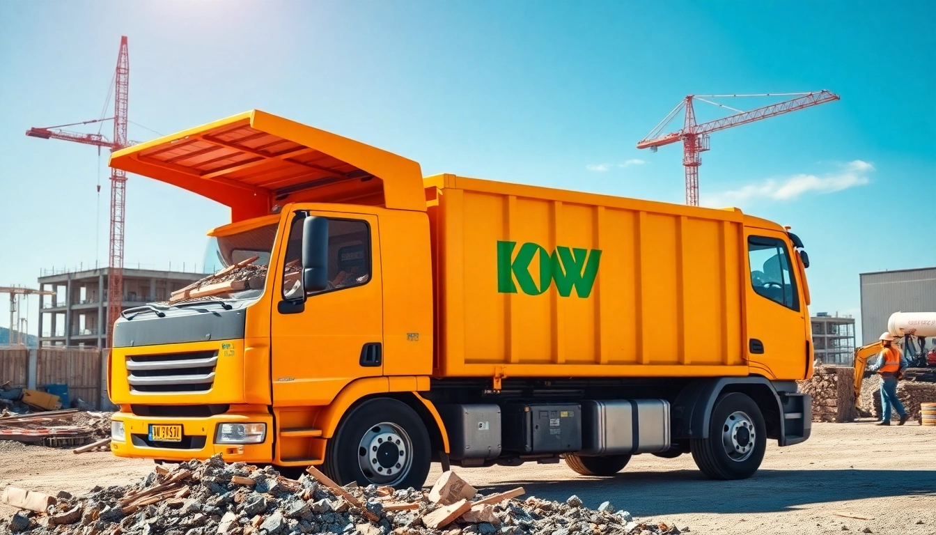 Zamówienie kontenera na gruz Katowice z profesjonalnym transportem na placu budowy.