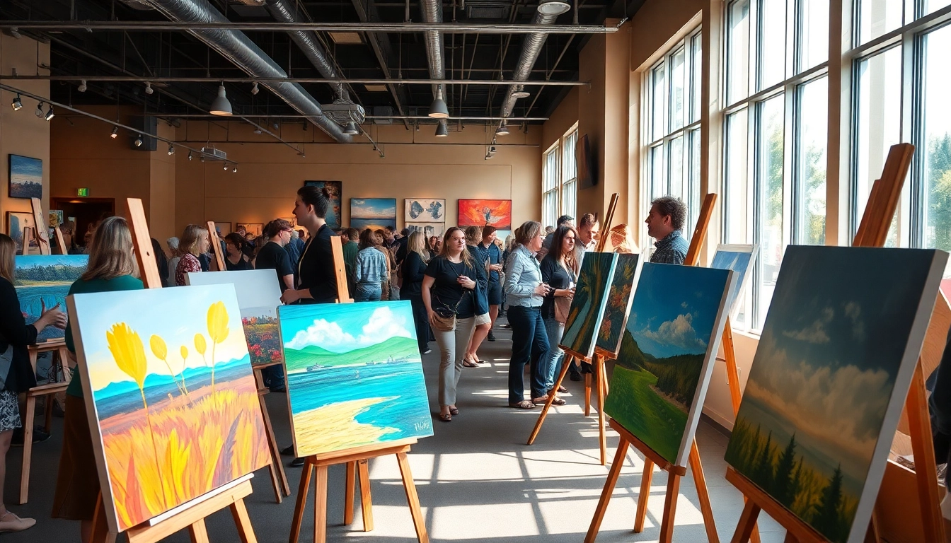 Connect with local artists Calgary in a vibrant art exhibition showcasing diverse artworks.