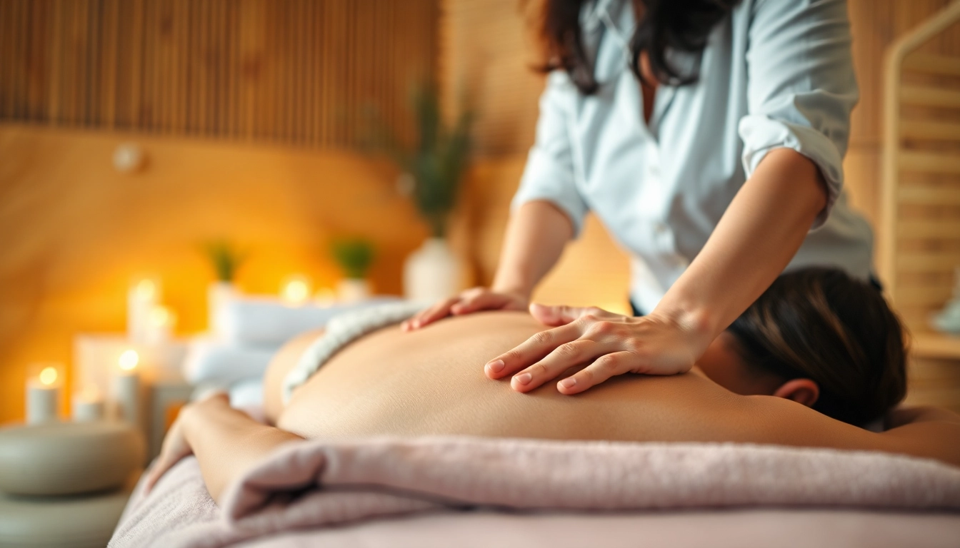 Experience the tranquil atmosphere of Still point takoma during a professional massage session.
