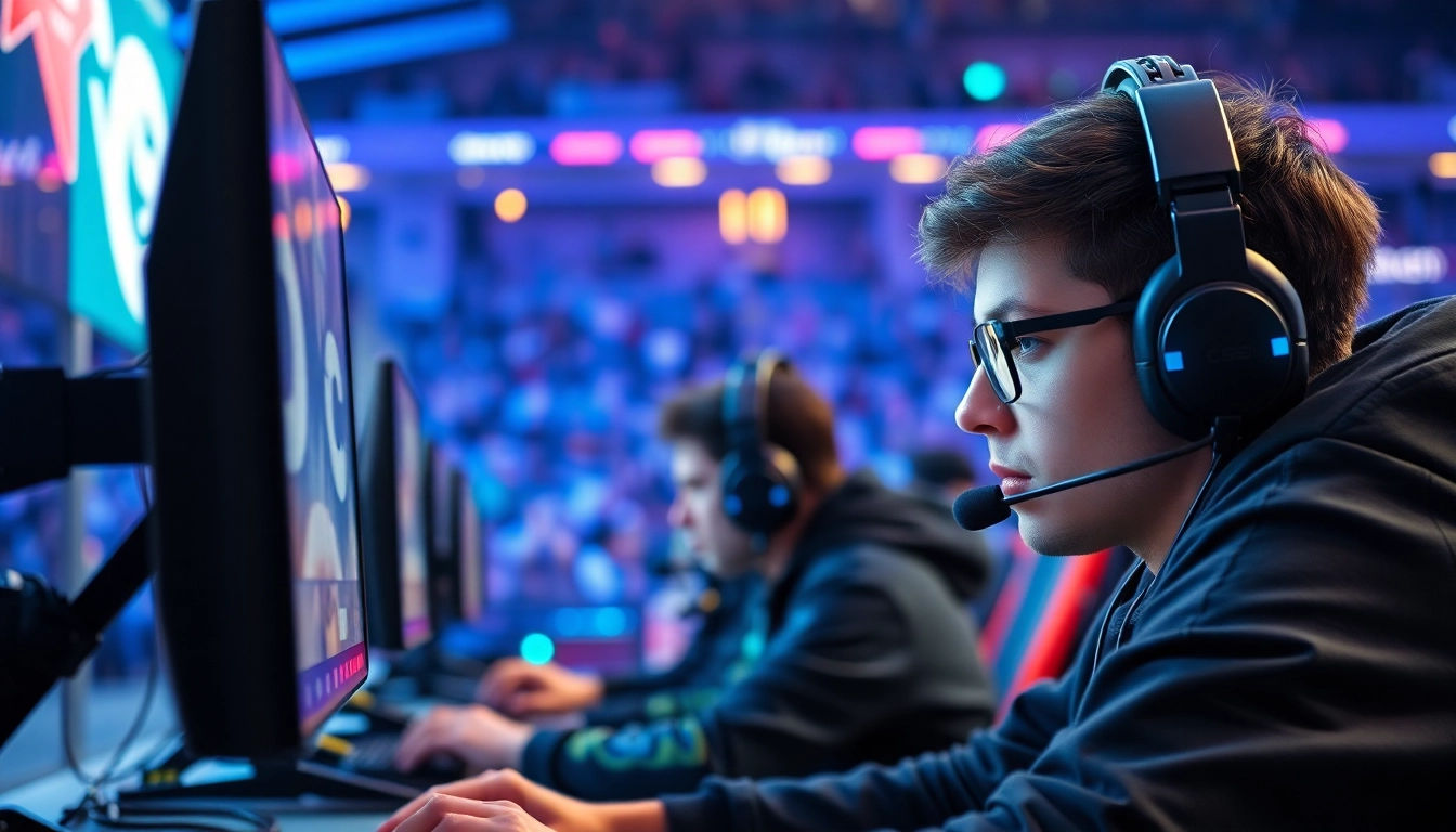 Engaged esports athletes competing while utilizing cs2 Betting tips strategies.